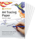 Xulmar Tracing Paper A4 90 GSM - Pack of 30 Sheets Tracing Paper for Sewing Patterns, Drawing Overlays & Sketching on Art Paper & Sketch Book...