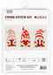LUCA-S QUALITY FOR EVERYONE Toys Cross Stitch Kits - Gnomes of Valentine's Day JK031...