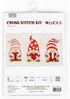 LUCA-S QUALITY FOR EVERYONE Toys Cross Stitch Kits - Gnomes of Valentine's Day JK031...