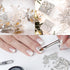 Qilery 500 Pcs Silver Leaf Sheets Silver Foil Gilding Thin Foil Paper for Crafts Imitation Metallic Silver Foil Flakes for Home Nail Arts Project ...