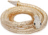 LUREME Flexible Bendable Snake Necklace, Adjustable Snake Collar Choker Necklace, Snake Waist Chain for Women (nl006311)...