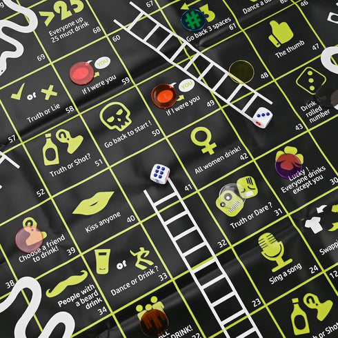 Board Game Mat for Adults, Adult Drinking Game for Parties...