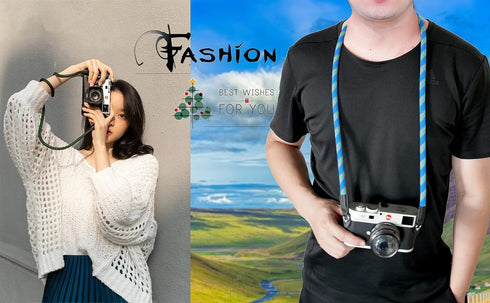 Camera Strap Vintage 100cm Nylon Climbing Rope Camera Neck Shoulder Strap for Micro Single and DSLR Camera(Brown)...