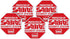 SABRE HS-SD Home Decals-5 Bright Red, Stop Sign Shaped Security Stickers...