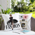 Black White Decorative Pillow Covers 18X18 Bedroom Throw Pillow Covers Pink Fashion Girls Gold Perfume Cute Sofa Couch Decorative Square Pillow Co...