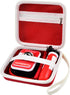 Kid Toy Camera Case for VTech Kidizoom Creator Cam Video Camera, Hard Travel Carrying Storage with Accessories Pocket - Red...