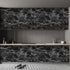 Black Marble Paper 17.7" x 78.7" Granite Wallpaper Peel and Stick Countertop Paper Self Adhesive Thickening for Kitchen Bathroom and Furniture...