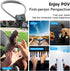Magnetic Neck Selfie Tripod Holder Mount for Gopro, Hand Free POV Vlog Video Recording Camera Mount Holder for GoPro Max Hero 12 11 10 DJI Action ...