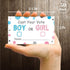 Gender Reveal Party Voting Cards, Baby Shower Game, 50 Cards, Pink and Blue, 3.5 x 2 Inches...