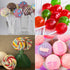 Dycica 300PCS Cake Pop Sticks & Cellophane Treat Bags & Twist Ties, OPP Bags Candy Ties Paper Sticks Kit Set for Candy Cake Pop Chocolate Cookie W...