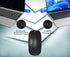 Wireless Bluetooth Mouse,LED Rechargeable Silent Slim Laptop Mouse,Portable(BT5.2/3.0 and USB Receiver) Dual Mode Computer Mouse for Laptop,ipad T...