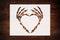 Reusable Skeleton Hands Heart Stencil 11" x 8.5" - Custom Gothic Design for Unique Crafts...