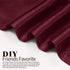 Burgundy Satin Fabric 60 Inch Wide by The Yard, Soft Charmeuse Satin Fabric for Wedding Dress, DIY Craftings, Costumes, 1 Yard...