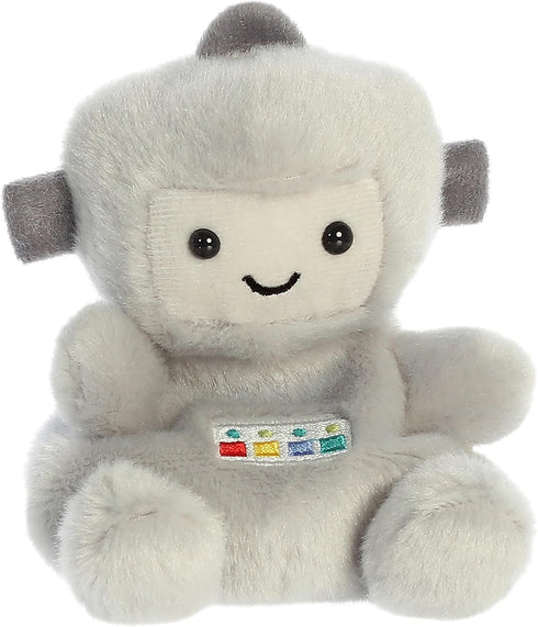 Aurora® Adorable Palm Pals™ Gadget Robot™ Stuffed Animal - Pocket-Sized Play - Collectable Fun - Gray 5 Inches...