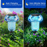 Solar Pathway Lights, 4 Pack Blue LED Mushroom Solar Powered Outdoor Lights, Landscape Lighting Garden Stake Lights, Solar Landscape Lights Outdoo...