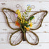 idyllic Butterfly Shaped Wreath with Pastel Berries and Floral Spring Artificial Wreaths for Front Door Decor...