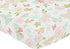 Sweet Jojo Designs Blush Pink, Mint and White Watercolor Rose Baby or Toddler Fitted Crib Sheet for Butterfly Floral Collection...