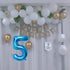 40 Inch Birthday Helium Foil Digital Balloons Glossy Blue Number 0-9 5...