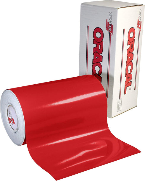 ORACAL 651 Glossy Permanent Vinyl 12 Inch x 6 Feet - Red...