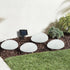 Set of 4 Solar Lights Outdoor Waterproof Solar Pebble Rock Garden Lights Decorative with Warm White LED...