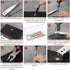 Hotop Copper Rivet and Burr Washers for Leather Work #9 and #12 Brass Rivets Setter Install Setting Tool with Hole Punch Cutter Kit for Belts Wall...