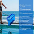 Pool Skimmer Net - Pool Nets for Cleaning, Pool Leaf Skimmer Net with Fine Mesh Reinforced Frame, Pool Raft...