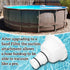 Pool Vacuum Hose Adapter RP/RX Skimmer Attachment Replacement for Summer Waves Above Ground Pool Vacuum Adapter Parts,for 1.5" Hose Connections...