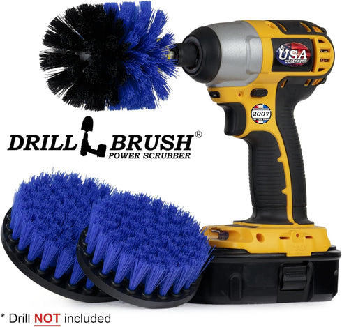 Drill Brush - Cleaning Supplies - Pool Accessories -Spin Brush - Hot Tub - Spa - Pool Brush - Slide - Steps - Pool Cover - Pond Liner - Carpet Cle...