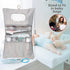 HAMUR Baby Bag Organizer, Portable Stroller Mini Diaper Bag Pouches Travel Gear, Foldable Newborn Baby Essentials Carriage Bag for Boys & Girls (A...