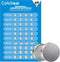 Cotchear 40pcs Alkaline Cell Batteries Assorted 1.5 Volt AG1/LR621 AG3/LR41 AG4/LR626 AG5/LR754 AG12/LR43 AG13/LR44 Coin Batteries Set 0% Mercury...