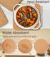 Cork Trivet, 4 Pcs High Density Thick Square Cork Trivets for Hot Dishes, 8 Inch Heat Resistant Multifunctional Cork Coaster, Cork Hot Pads for Ta...