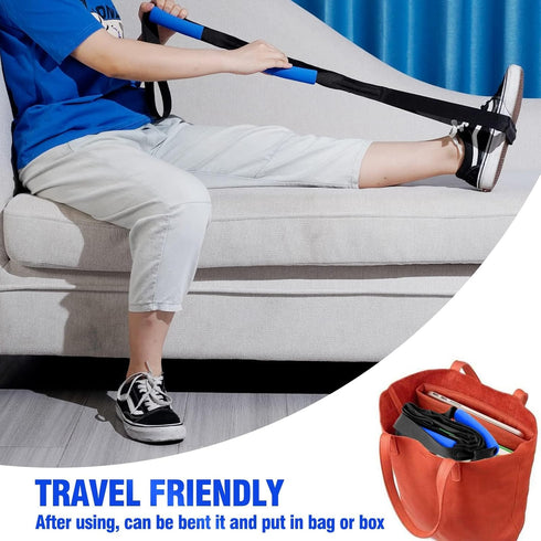 42 Inch Leg Lifter,Leg Lifter After Hip Replacement with Large Foot Loop,Mobility Aid for Disables and Elderly,Leg Lifter Strap for Knee Replaceme...