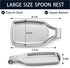 Stainless Steel Spoon Rest for Kitchen Stove Top, Herogo Large Cooking Utensil Spatula Ladle Holder with Square Bottom, Kitchen Accessories for Ki...