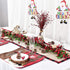 DearHouse 6FT Red Berry Christmas Garland with Pine Cone Garland Artificail Garland Indoor Outdoor Garden Gate Home Decoration for Holiday Winter ...