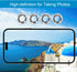 [3+1 Compatible with iPhone 11, 11 mini, 11 Pro, 11 Pro Max Camera Lens Protector Glitter Bling, Tempered Glass Clear Camera Cover Screen Protecto...