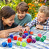 16MM Standard 6 Sided Dice Set, 50 Pieces Colorful Dice for Board Games, Classroom Math Bulk Game Dice, Make Entertainment More Exciting...