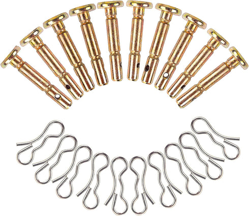 Gavin parts shop 738-04124A Shear Pins & 714-04040 Cotter Pins for MTD Cub Cadet Snow Blower 10 Set (0.25" x 1.5")...