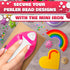Mini Iron for Crafting 2.3" x 3.9" – Cute Mini Craft Iron for Patches, Sewing, Quilting with Quick Heat-Up Ceramic Plate & 59" Cord – Designed for...