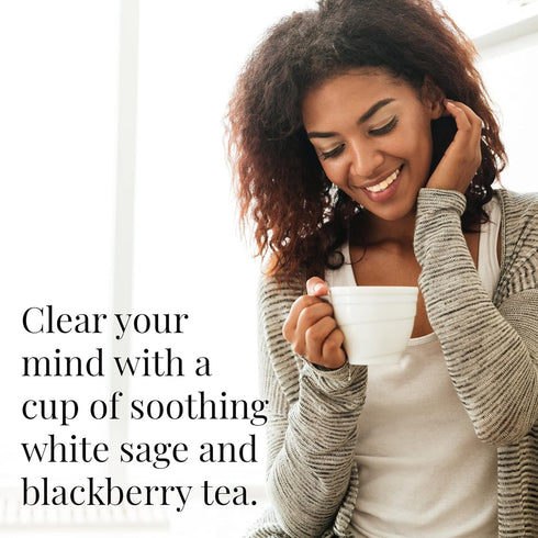 The Republic of Tea Blackberry Sage Full-Leaf Loose Black Tea, 3.5 oz Tin | Steeps 50 Cups...