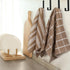 KIBAGA Stylish Bathroom Towel Hooks for Wall Mount Set of 4 - Beautiful, Sturdy & Easy to Install Metal Wall Hangers - Space Saving Matte Black To...