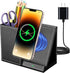 Wireless Charger with Desk Organizer, Fast Charging Station for iPhone 15 14 13 12 11 Pro Max/Samsung Galaxy S23/S22/S21/S20/Z Flip/Fold 5, Desk P...