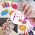Heyseri 14PCS Diamond Painting Pen Accessories Tools Set Ergonomic Diamond Art Pen Exquisite Stainless Steel Metal Pen Tips and 6 Painting Glue Cl...