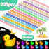225 Pcs Luminous Mini Resin Ducks Bulk 15 Colors Tiny Duck Glow in The Dark for Garden Micro Landscape Dollhouse Aquarium Potted Ornament Charms B...