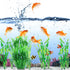 MyLifeUNIT Artificial Aquarium Plants, 13 Pack Plastic Seaweed Water Plants for Fish Tanks (Green)...