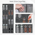 HAKACC Shoe Rack for Closet, 24 Pocket Gray Shoe Organizer Over-the-Door Storage Sturdy Closet Rack Hangers for Shoes Sneakers...