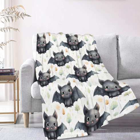Halloween Bats Baby Blanket Gifts Super Soft Swaddle Newborn Cozy Baby Receiving Blanket Stroller Throw Blanket for Crib 40x30 in for Puppy...