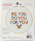 Dimensions 72-76918 Be You Counted Cross Stitch Kit for Beginners, 6" D, 14 Cnt. White Aida, 5pcs...
