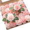 Floroom Artificial Flowers 25pcs Real Looking Shimmer Blush and Peach Foam Fake Roses with Stems for DIY Wedding Bouquets Bridal Shower Centerpiec...