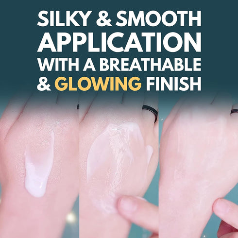 Soothing Non-sticky Face Moisturizer Hyrbrid Eye Cream 2.7 Oz Oily Dry Sensitive Skin Tone Evening Deep Inner Moisturizing 7-Hyaluronic Acids CICA...