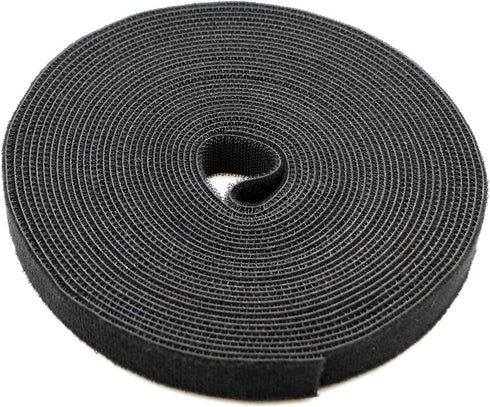 Pasow fastening tape Cable Tie Double Side Nylon Power Wire Management 3/4Inch 1 Roll Hook (10 Yards, Style 1)...